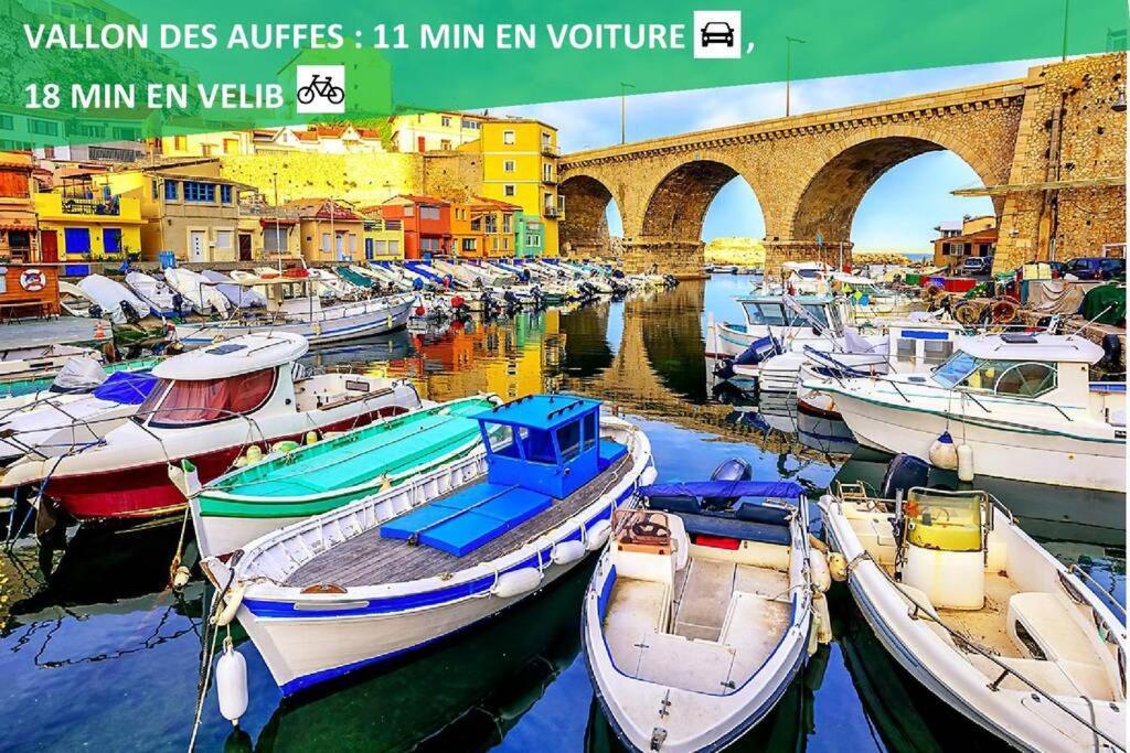 Climatise Gare Stcharles 4 Chambres Grand Balcon / Experience-Immo Marseilles Exterior foto