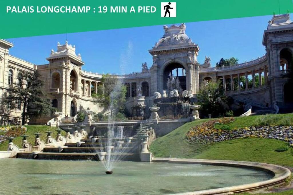 Climatise Gare Stcharles 4 Chambres Grand Balcon / Experience-Immo Marseilles Exterior foto