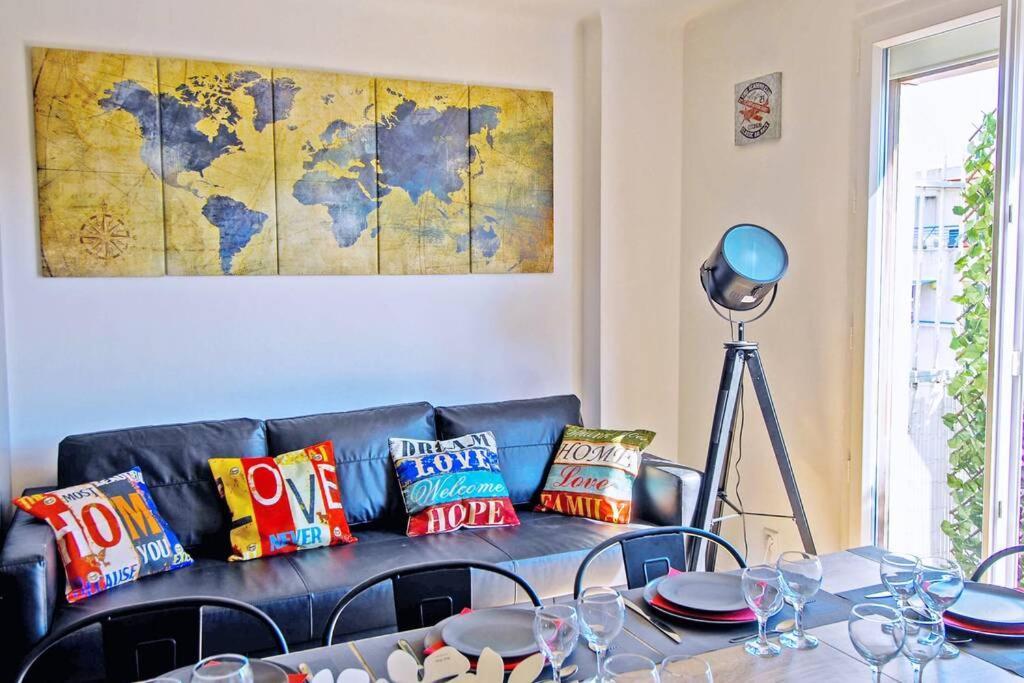 Climatise Gare Stcharles 4 Chambres Grand Balcon / Experience-Immo Marseilles Exterior foto